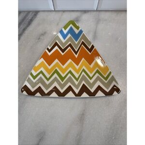 Cotton‎ Colors Triangle Serving Tray Fall Colors